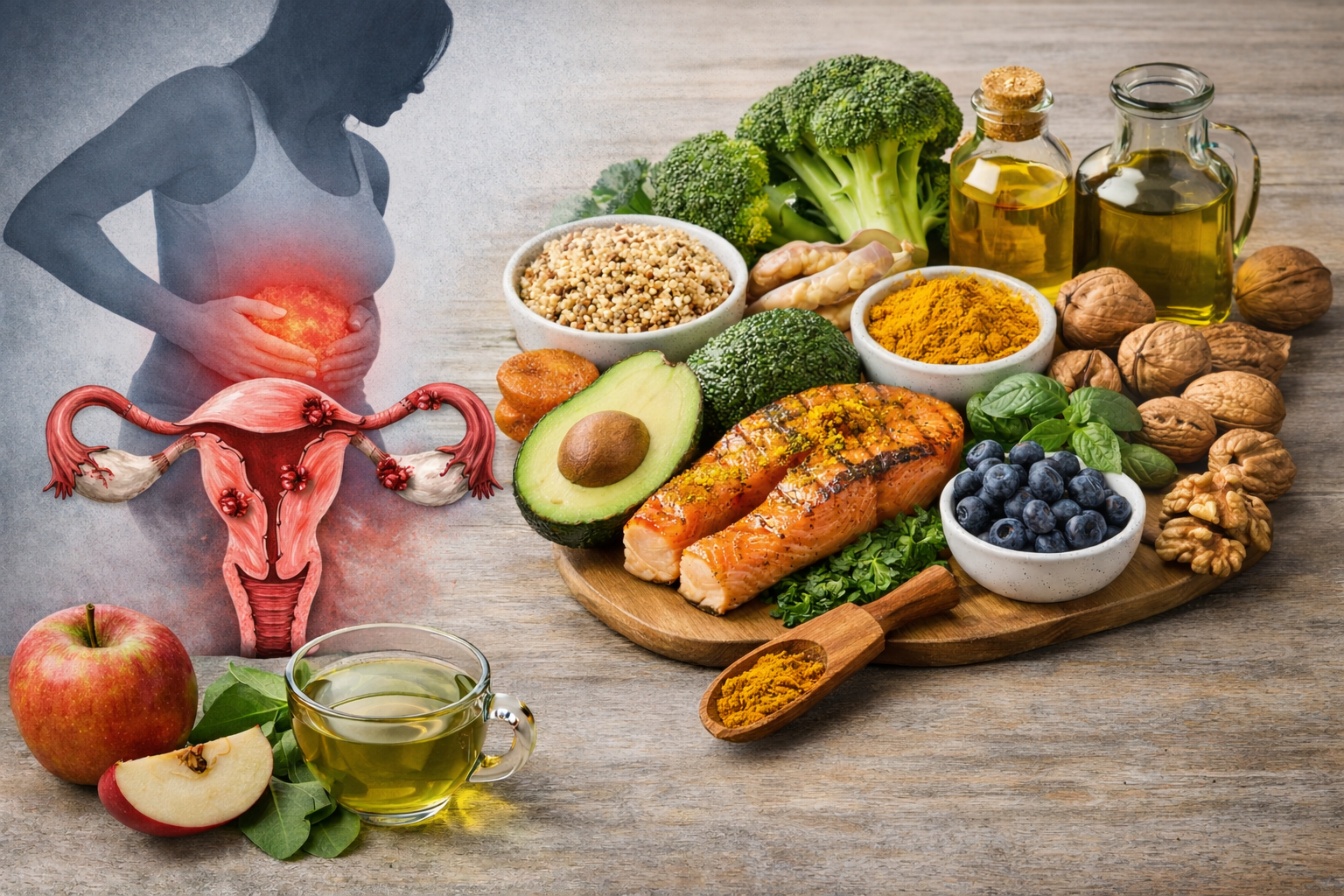 Endometriose e Nutrição: O Que Você Precisa Saber